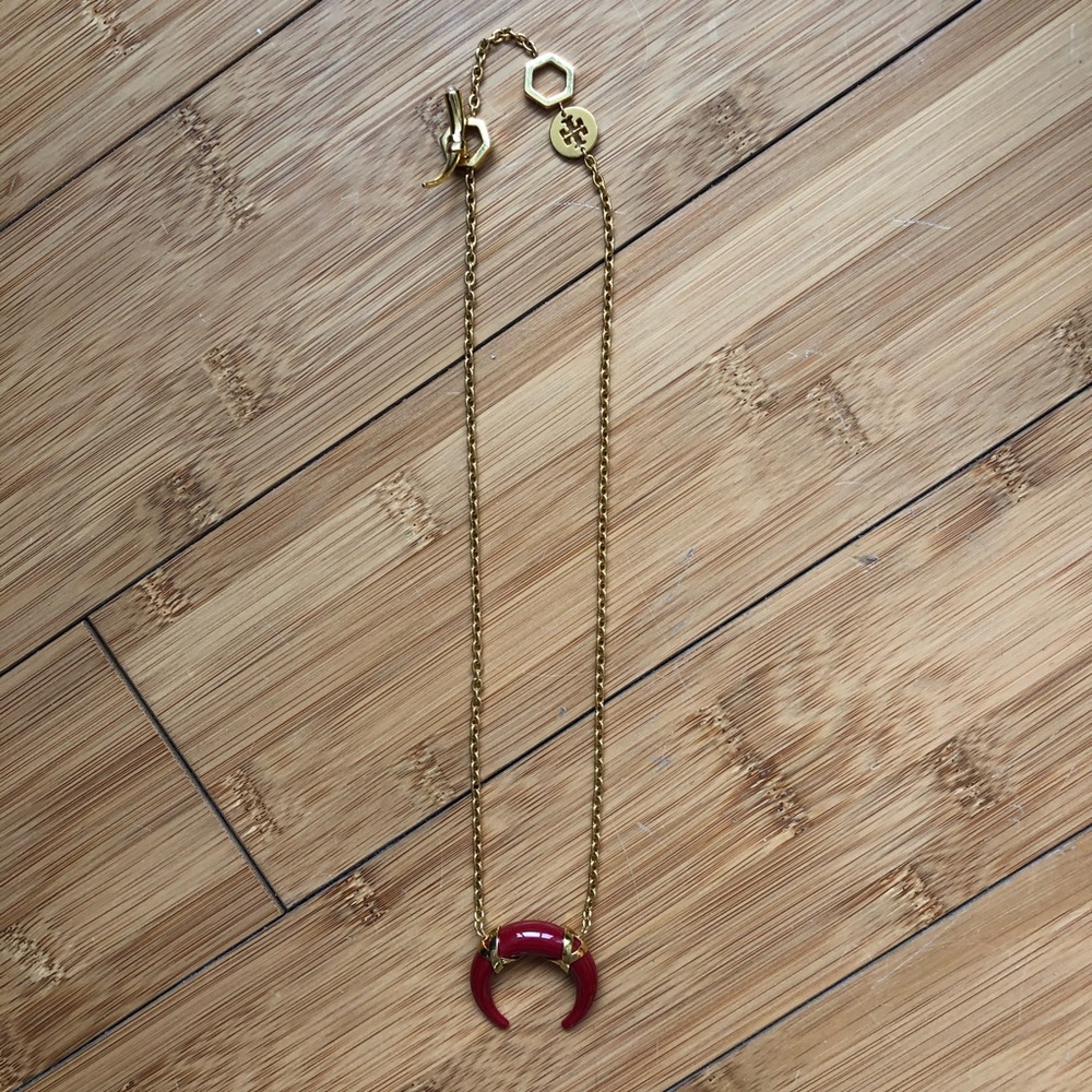Tory Burch crescent necklace